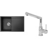 Set Sinks (dřez Grande 800 Granblack 30 + baterie Mix 350 P Chrom - lesklý) Set Sinks (dřez Grande 800 Granblack 30 + baterie Mix 350 P Chrom - lesklý)