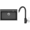 Set Sinks (dřez Maximo 780 Metalblack 74 + baterie Mix 35 Metalblack 74) Set Sinks (dřez Maximo 780 Metalblack 74 + baterie Mix 35 Metalblack 74)
