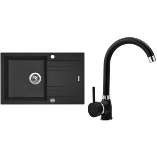 Set Sinks G4130XC (dřez Linea 780 XC Granblack 30 + baterie Polo Granblack 30)