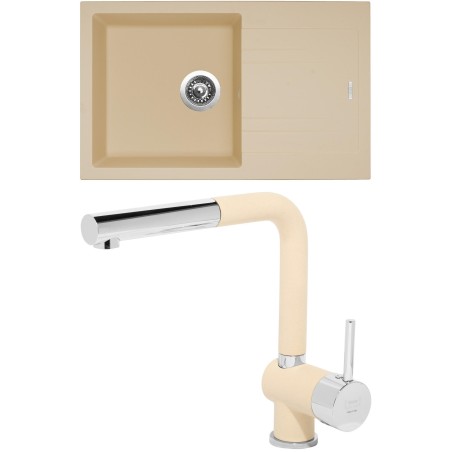 Set Sinks G4850 (dřez Linea 780 Sahara 50 + baterie Mix 3 P Sahara 50)