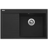 Kuchyňský dřez Sinks Rim 780 P Metalblack 74 pravý Kuchyňský dřez Sinks Rim 780 P Metalblack 74 pravý