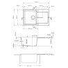 Kuchyňský dřez Sinks Ultima 790 Metalblack 74 Kuchyňský dřez Sinks Ultima 790 Metalblack 74