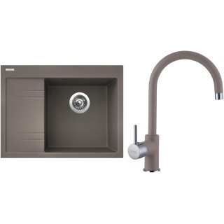 Set Sinks G3254 (dřez Rim 650 P Truffle 54 pravý + baterie Vitalia Truffle 54)