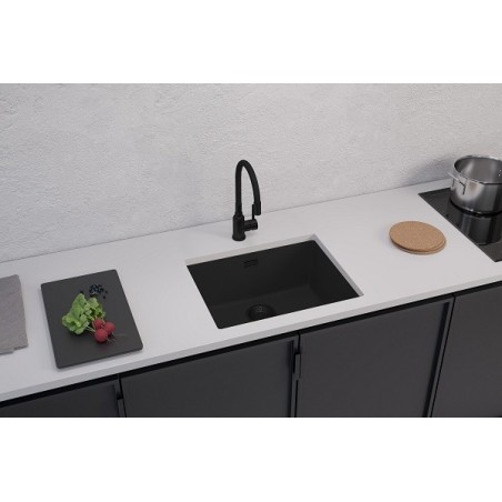 Kuchyňský dřez Alveus Omni 30 Black Edition Deep Black 90