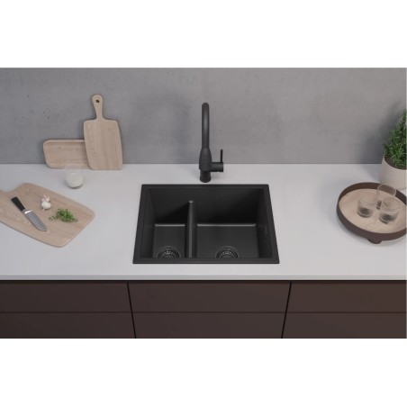 Kuchyňský dřez Alveus Omni 50 Black 91