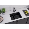 Kuchyňský dřez Alveus Omni 50 Black Edition Deep Black 90