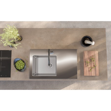 Kuchyňský dřez Alveus Luxal 10 levý, plochý lem