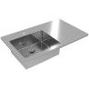 Kuchyňský dřez Alveus Luxal 30 levý, plochý lem