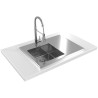Kuchyňský dřez Alveus Luxal 30 levý, plochý lem
