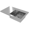 Kuchyňský dřez Alveus Luxal 30 pravý, plochý lem