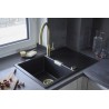 Kuchyňský dřez Schock Mono D-100S Magma, montáž do roviny