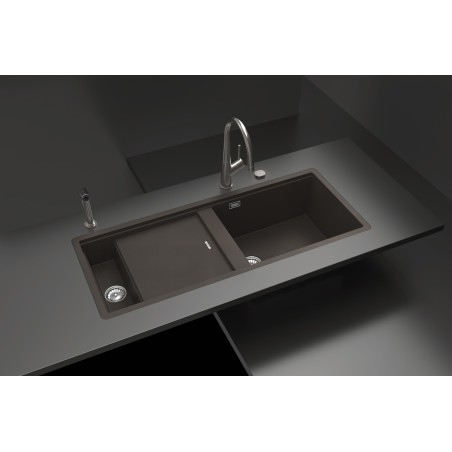 Kuchyňský dřez Schock Prepstation D-150 Dusk, montáž do roviny