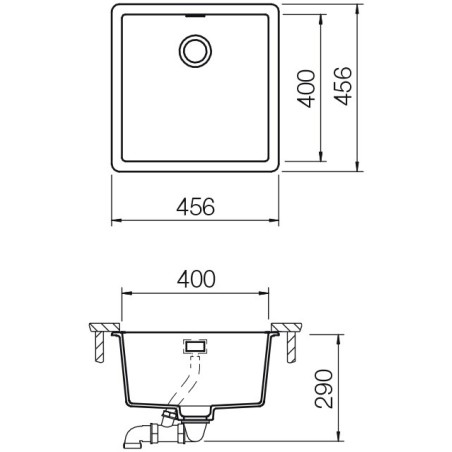 Kuchyňský dřez Schock Greenwich N-100 Berry, spodní montáž