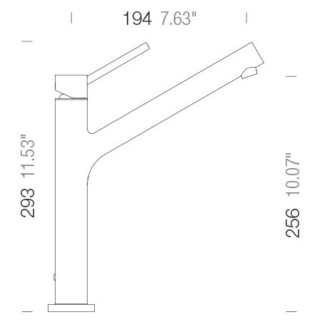 Kuchyňská baterie Schock Dion Gunmetal brushed