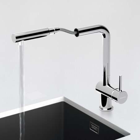 Kuchyňská baterie Schock Epos.120 Nerezový vzhled