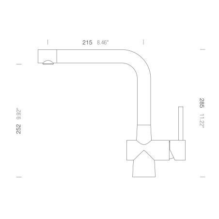 Kuchyňská baterie Schock Laios Copper brushed