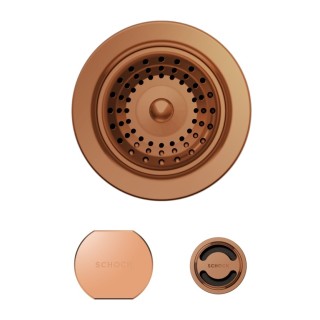 Části dřezu v provedení Copper brushed, Schock 400061COB