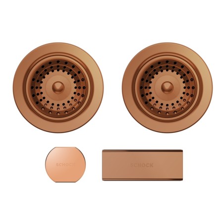Části dřezu v provedení Copper brushed, Schock 400067COB Části dřezu v provedení Copper brushed, Schock 400067COB