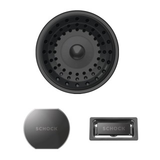 Části dřezu v provedení Gunmetal brushed, Schock 400051GUB