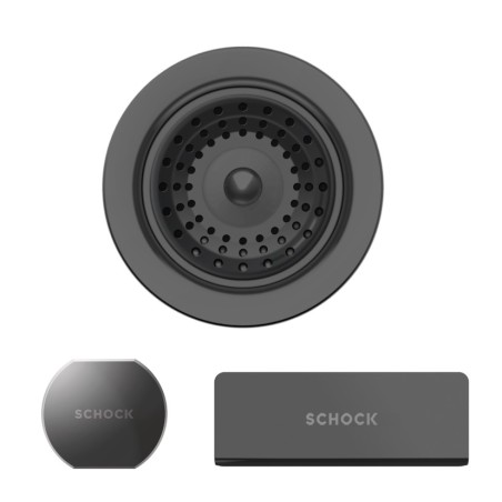 Části dřezu v provedení Gunmetal brushed, Schock 400065GUB Části dřezu v provedení Gunmetal brushed, Schock 400065GUB