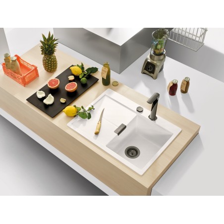 Části dřezu v provedení Gunmetal brushed, Schock 400065GUB Části dřezu v provedení Gunmetal brushed, Schock 400065GUB