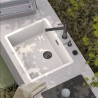 Části dřezu v provedení Gunmetal brushed, Schock 400065GUB Části dřezu v provedení Gunmetal brushed, Schock 400065GUB