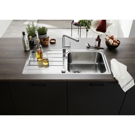 Kuchyňský dřez Blanco Lemis XL 6 S-IF Kartáčovaný, s excentrem
