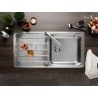 Kuchyňský dřez Blanco Lemis XL 6 S-IF Kartáčovaný, s excentrem