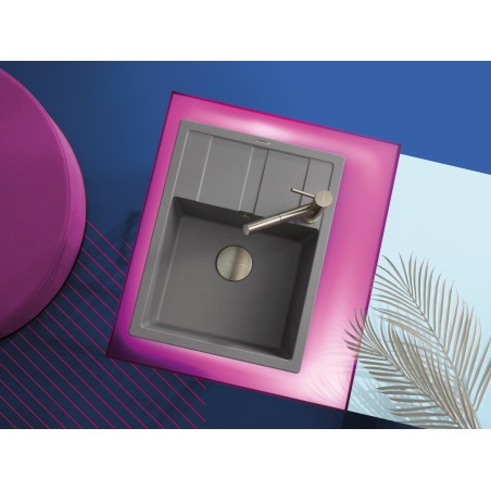 Kuchyňský dřez Schock Manhattan D-100 Asphalt, spodní montáž