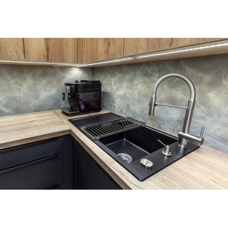 Kuchyňský dřez Schock Mono D-100XS Puro + krájecí deska, horní montáž