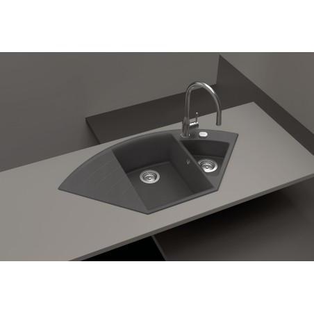 Kuchyňský dřez Schock Lotus C-150 Magma, spodní montáž