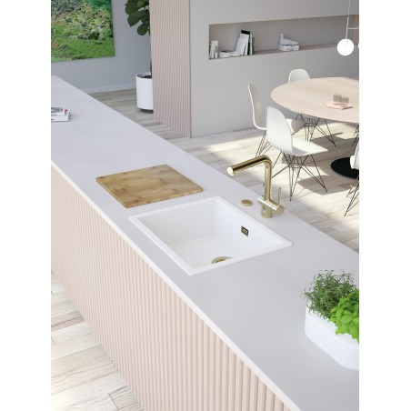 Kuchyňský dřez Schock Kiruna N-100L Dusk, spodní montáž