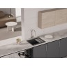 Kuchyňský dřez Schock Kiruna N-100L Night, spodní montáž