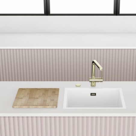 Kuchyňský dřez Schock Kiruna N-100L Ivy, montáž do roviny