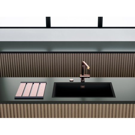 Kuchyňský dřez Schock Kiruna N-100XL Twilight, montáž do roviny