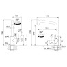 Kuchyňská baterie Franke FS 2847.031 LINA Chrom Kuchyňská baterie Franke FS 2847.031 LINA Chrom