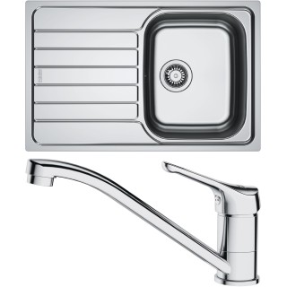 Set Franke N104 (dřez SKN 611-78 + baterie FB 250 BASIC NEW Chrom)