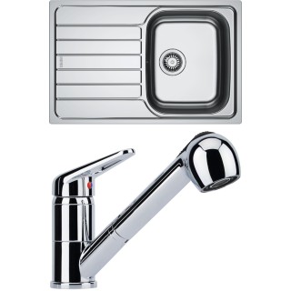 Set Franke N105 (dřez SKN 611-78 + baterie FC 9547.031 Chrom)