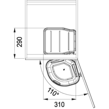 Odpadkový koš Franke Sorter Mini, 17,5 l Odpadkový koš Franke Sorter Mini, 17,5 l