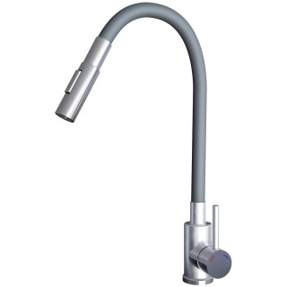 Kuchyňská baterie Sinks Elasta S Nerez/Šedá