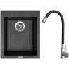 Set Sinks G22674 (dřez Cube 410 Metalblack 74 + baterie Elasta Nerez/Černá) Set Sinks G22674 (dřez Cube 410 Metalblack 74 + baterie Elasta Nerez/Černá)
