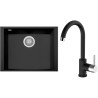 Set Sinks G260N6 (dřez Cube 490U Nanoblack N6 + baterie Mix 35 Nanoblack N6) Set Sinks G260N6 (dřez Cube 490U Nanoblack N6 + baterie Mix 35 Nanoblack N6)