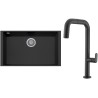 Set Sinks G266N6 (dřez Cube 690U Nanoblack N6 + baterie Eva P Nanoblack N6) Set Sinks G266N6 (dřez Cube 690U Nanoblack N6 + baterie Eva P Nanoblack N6)