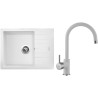 Set Sinks G10828 (dřez Perfecto 650 Milk 28 + baterie Vitalia Milk 28) Set Sinks G10828 (dřez Perfecto 650 Milk 28 + baterie Vitalia Milk 28)