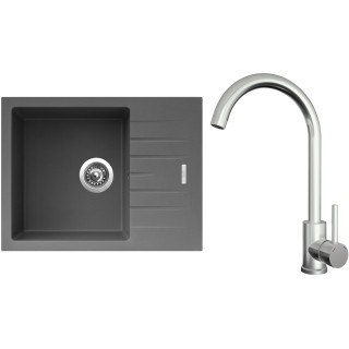 Set Sinks G24672 (dřez Perfecto 650 Titanium 72 + baterie Arco Celonerezová)