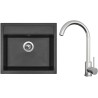 Set Sinks G24074 (dřez Solo 560 Metalblack 74 + baterie Arco Celonerezová) Set Sinks G24074 (dřez Solo 560 Metalblack 74 + baterie Arco Celonerezová)