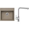 Set Sinks G23854 (dřez Solo 560 Truffle 54 + baterie Elka Chrom - lesklý) Set Sinks G23854 (dřez Solo 560 Truffle 54 + baterie Elka Chrom - lesklý)