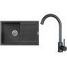 Set Sinks G25074 (dřez Ultima 790 Metalblack 74 + baterie Arco Černá matná) Set Sinks G25074 (dřez Ultima 790 Metalblack 74 + baterie Arco Černá matná)
