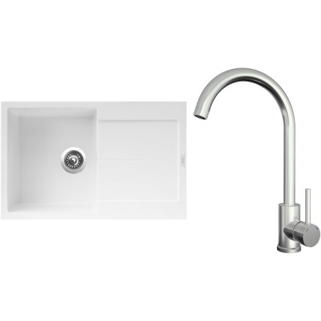 Set Sinks G25228 (dřez Ultima 790 Milk 28 + baterie Arco Celonerezová) Set Sinks G25228 (dřez Ultima 790 Milk 28 + baterie Arco Celonerezová)
