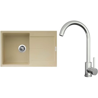 Set Sinks G25250 (dřez Ultima 790 Sahara 50 + baterie Arco Celonerezová)